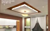 Mẫu trần thạch cao giật cấp đẹp, đơn giản, 1-2-3 cấp hiện đại
