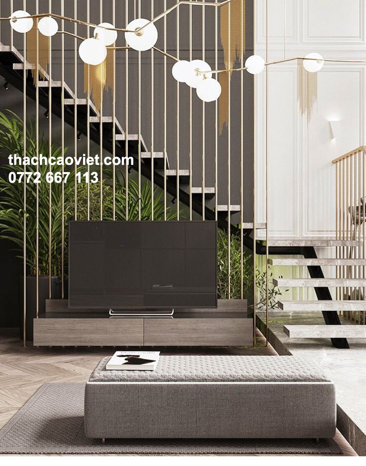 mẫu cầu thang nhà ống đẹp thịnh hành nhất 2025
