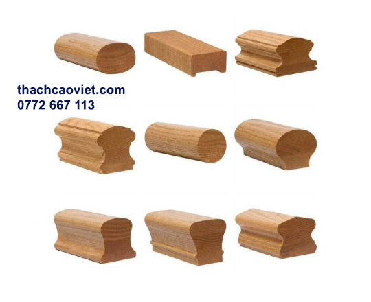 tay vịn cầu thang gỗ