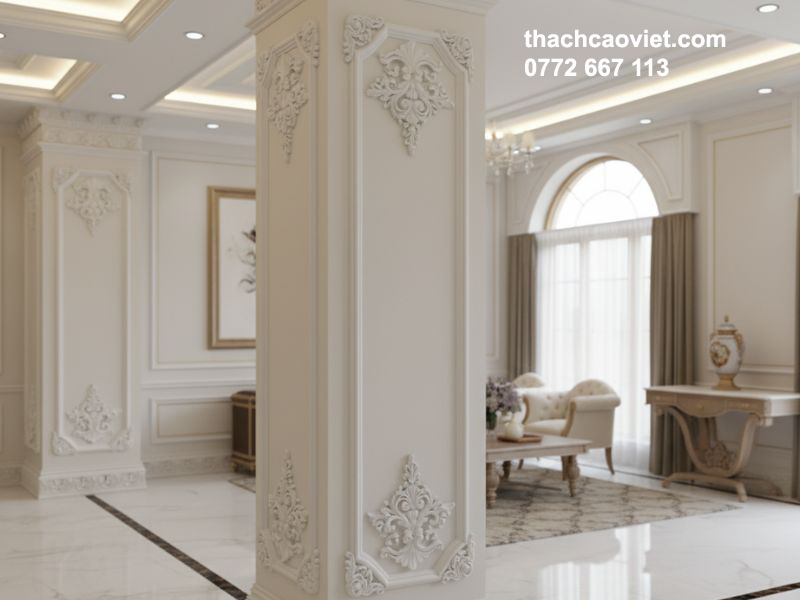 đầu cột vuông đẹp hiện đại