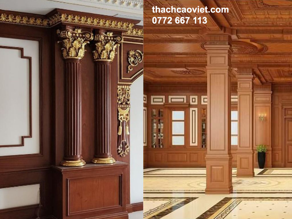 cột tròn cột vuông