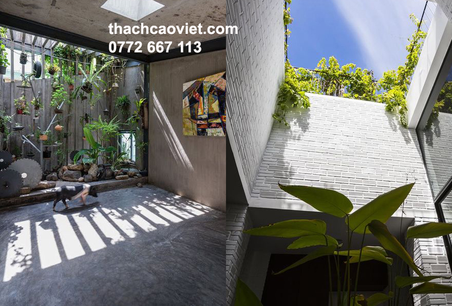 ưu nhược điểm của giếng trời khi xây nhà