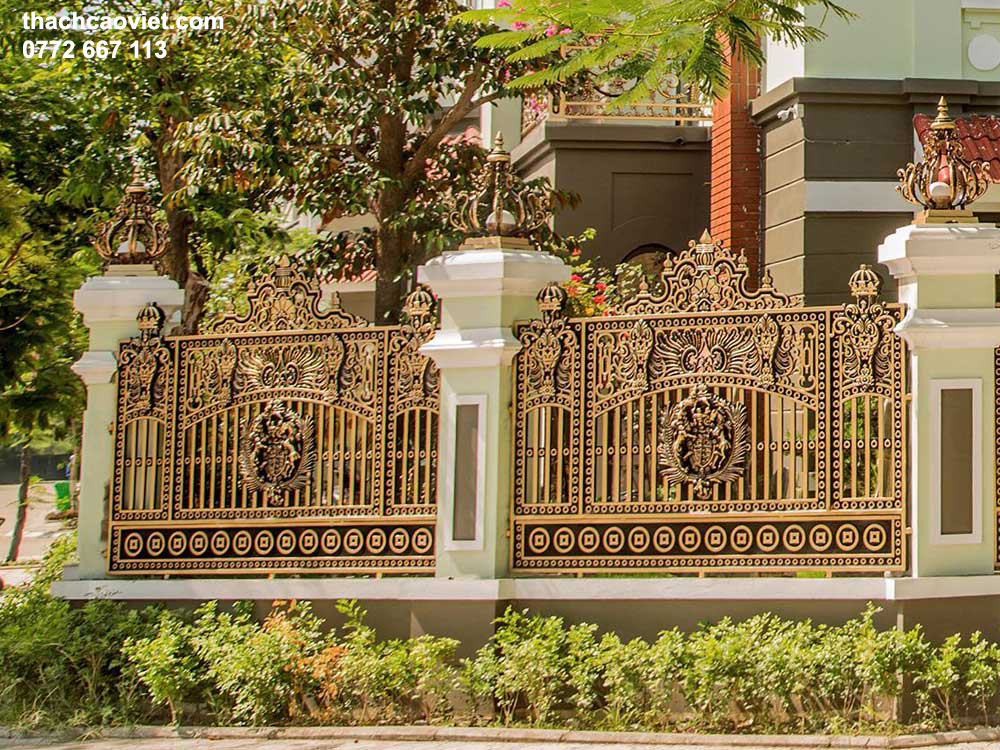các kiểu hàng rào biệt thự