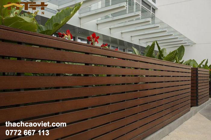 các kiểu hàng rào biệt thự