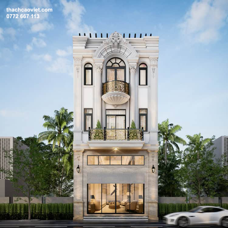 mặt tiền tân cổ điển kết hợp hiện đại