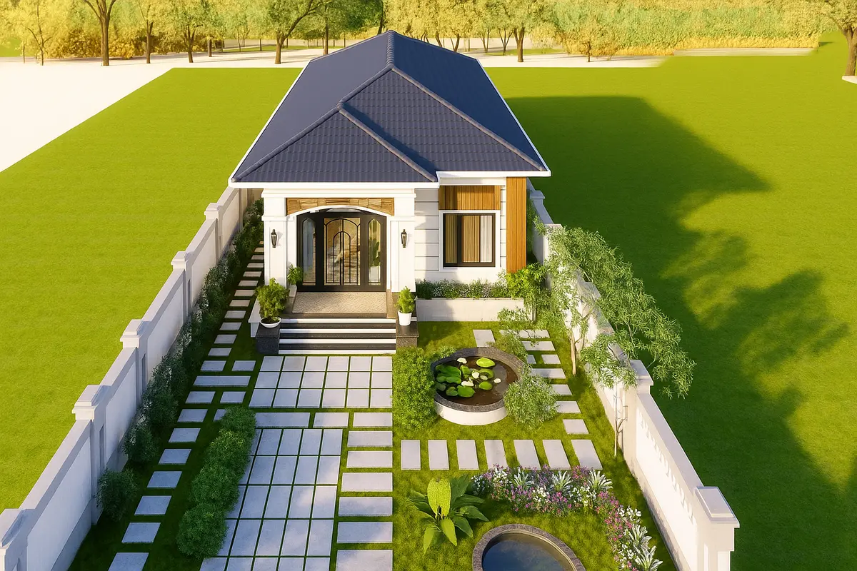 mẫu nh&agrave; m&aacute;i nhật đẹp