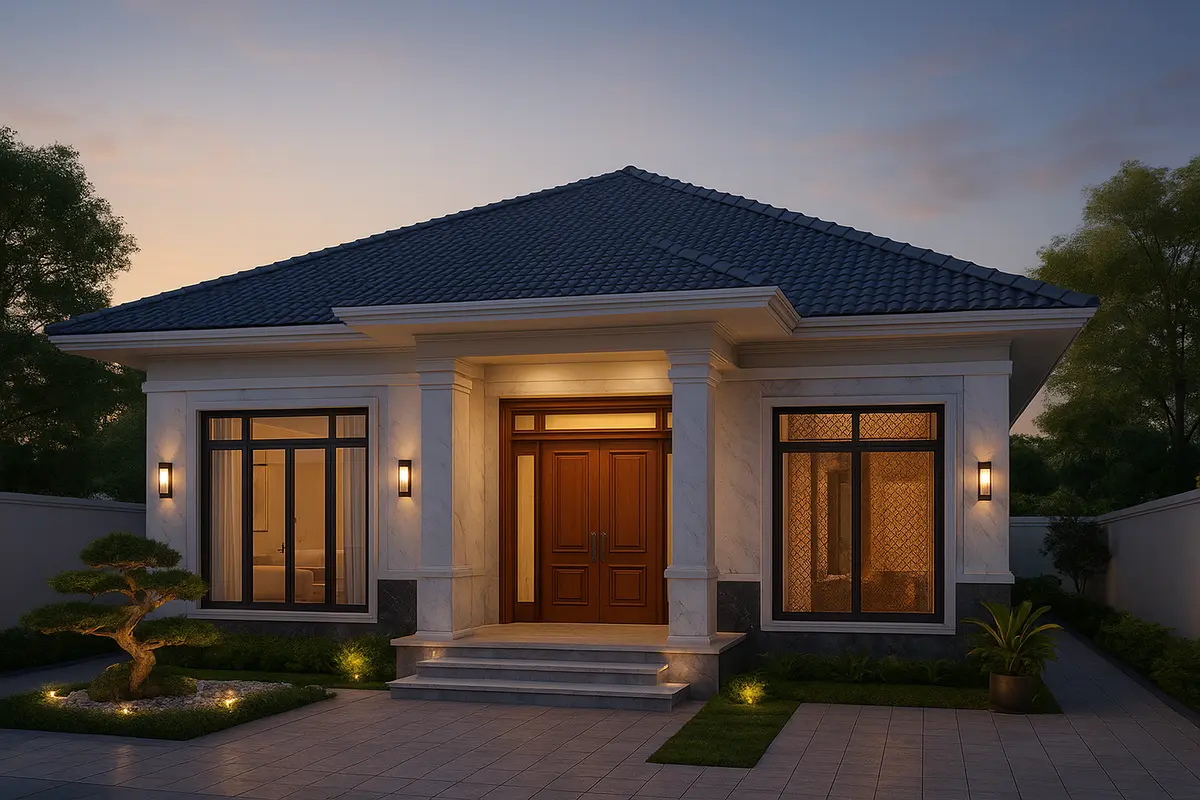 mẫu nh&agrave; m&aacute;i nhật đẹp