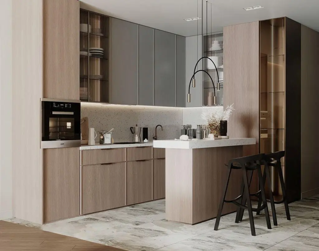 c&aacute;c mẫu tủ bếp đẹp được ưa chuộng nhất