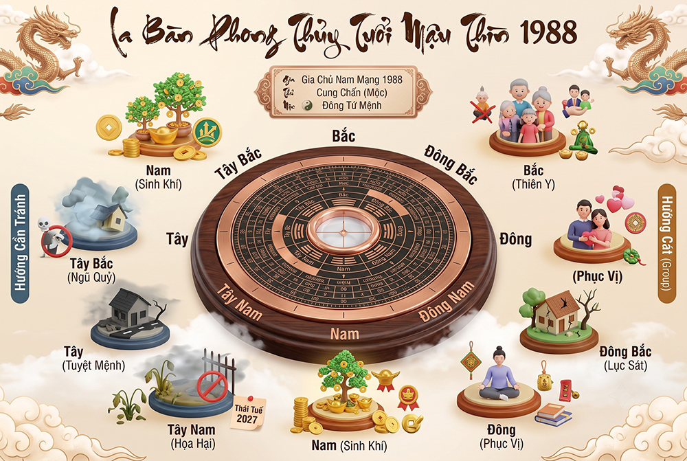 tuổi mậu thìn 1988 làm nhà năm 2027