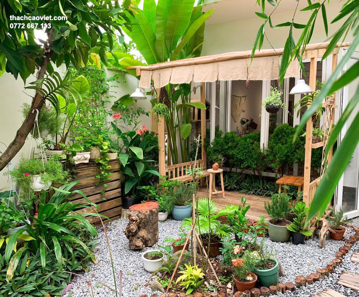 s&acirc;n vườn sau nh&agrave;