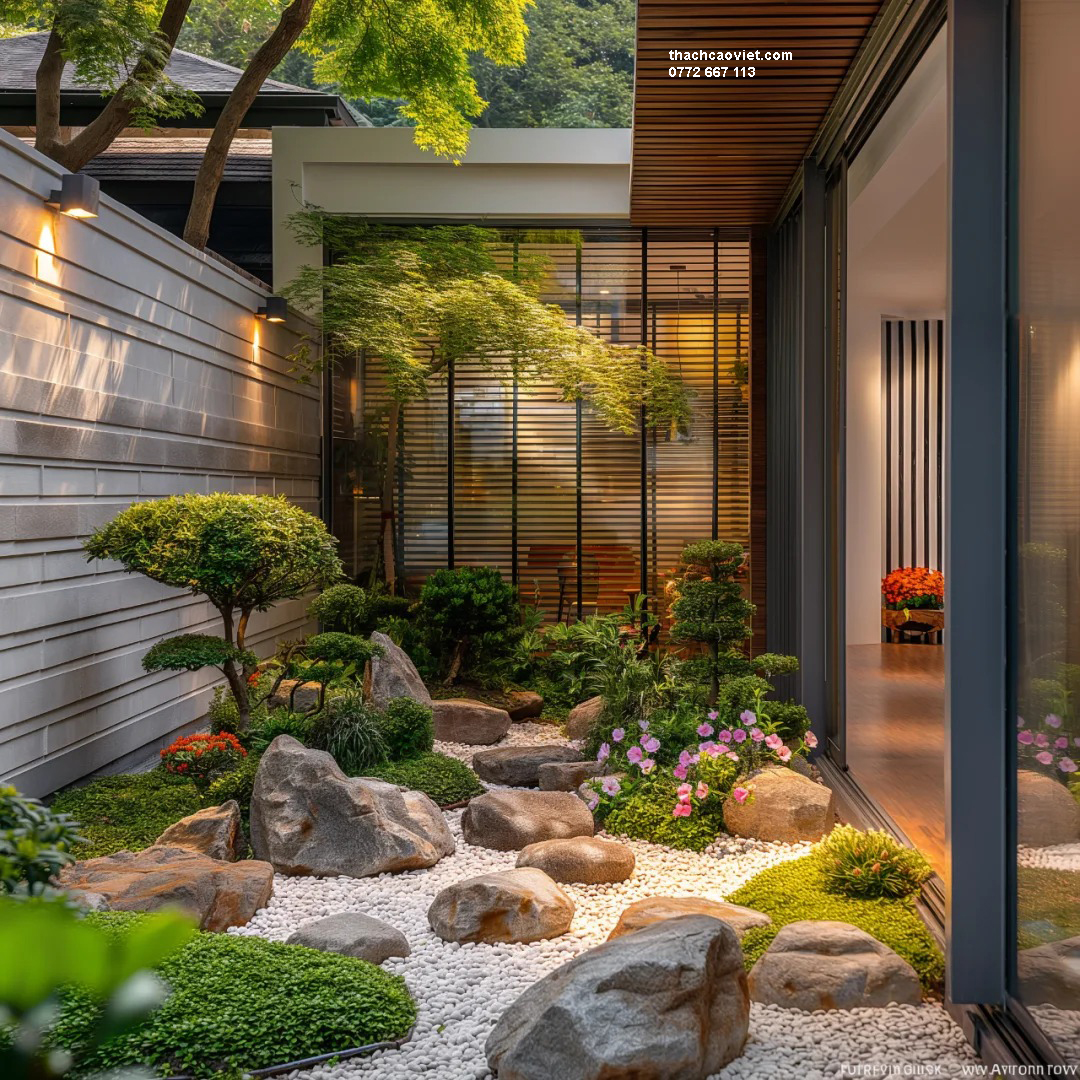 s&acirc;n vườn phong c&aacute;ch nhật bản