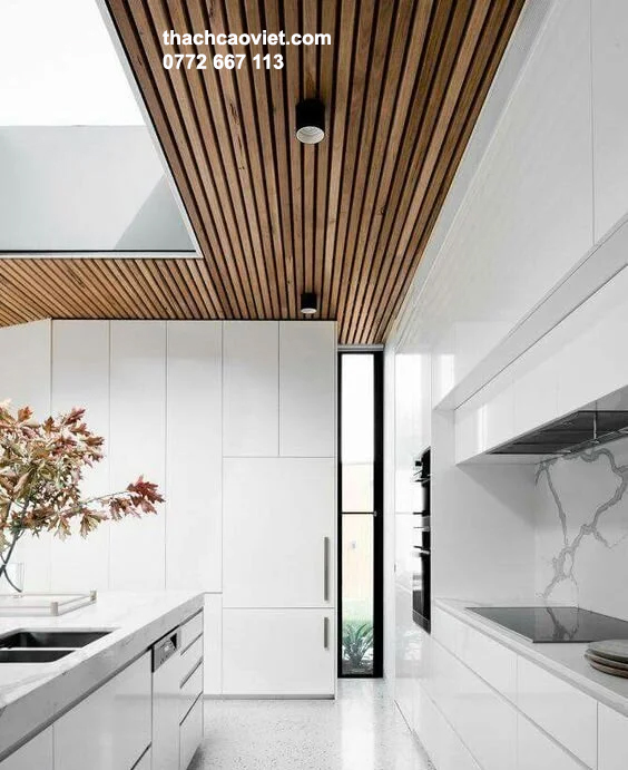 c&aacute;c mẫu trần giả gỗ đẹp