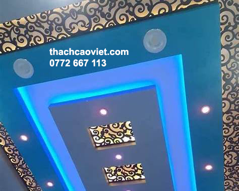 trần thạch cao dát vàng