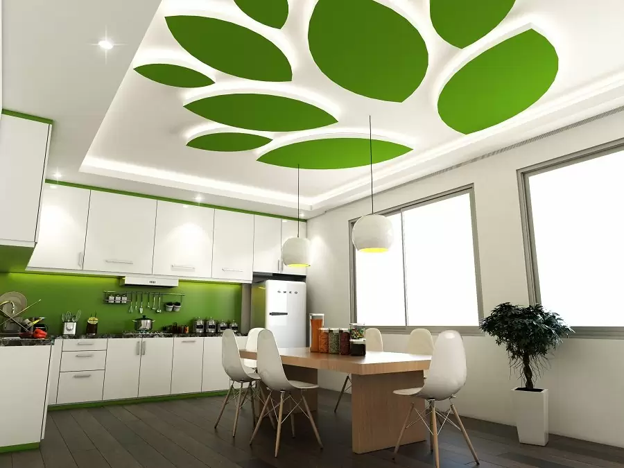 mẫu trần thạch cao giật 3 cấp tphcm