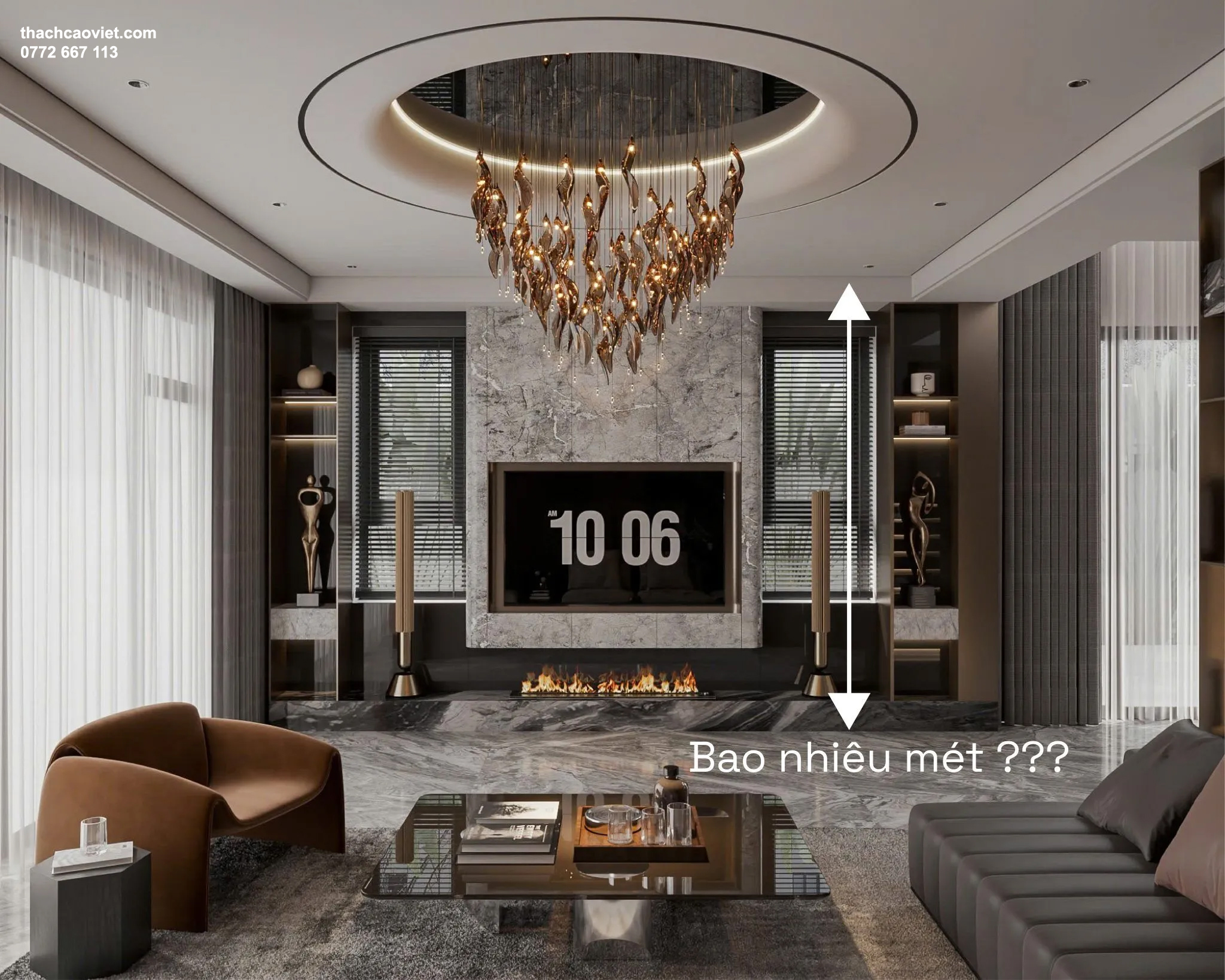 chiều cao trần nhà bao nhiêu là hợp lý