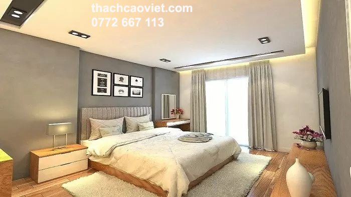 chiều cao trần thạch cao bao nhiêu