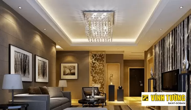 mẫu trần thạch cao giật cấp đẹp nhất tphcm