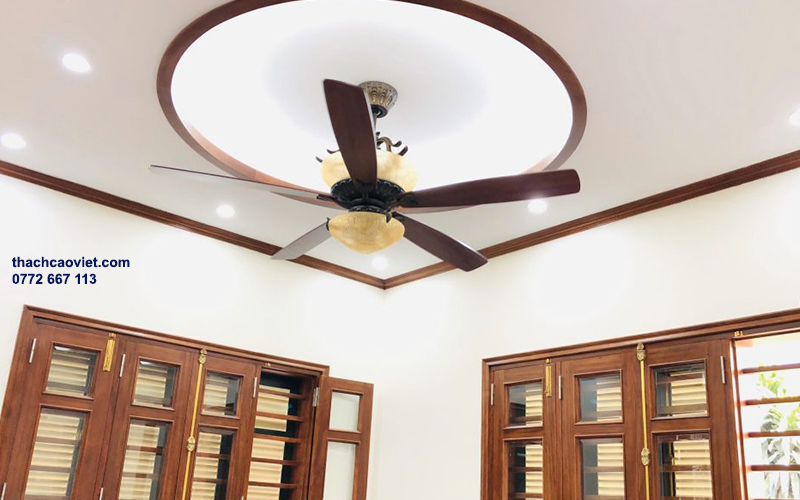 mẫu trần thạch cao phòng khách đẹp
