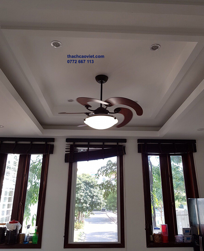 mẫu trần thạch cao phòng khách đẹp