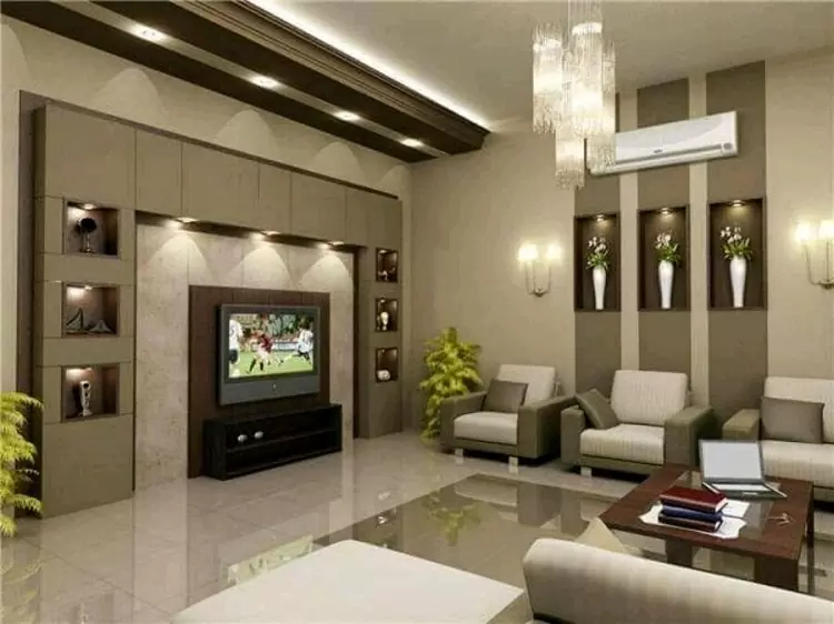 mẫu trần thạch cao phòng khách đẹp hiện đại sang trọng