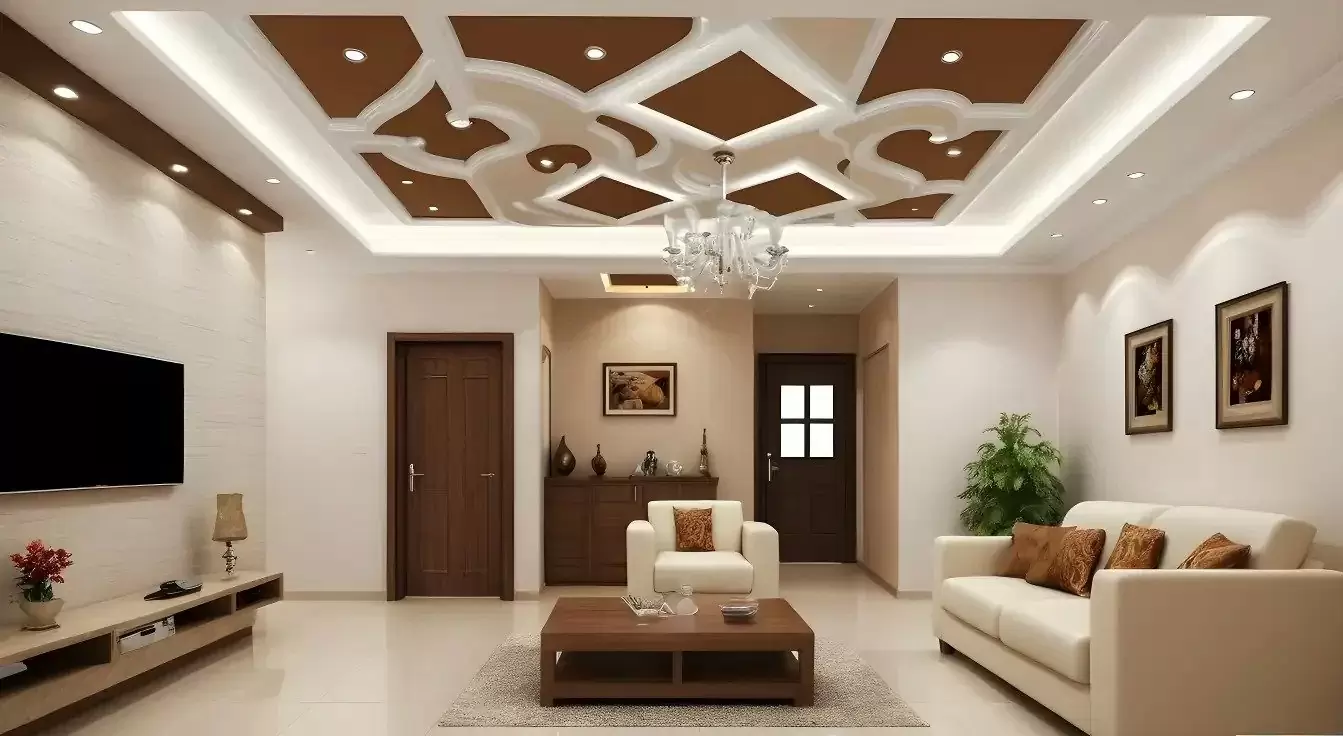 mẫu trần thạch cao phòng khách đẹp hiện đại sang trọng