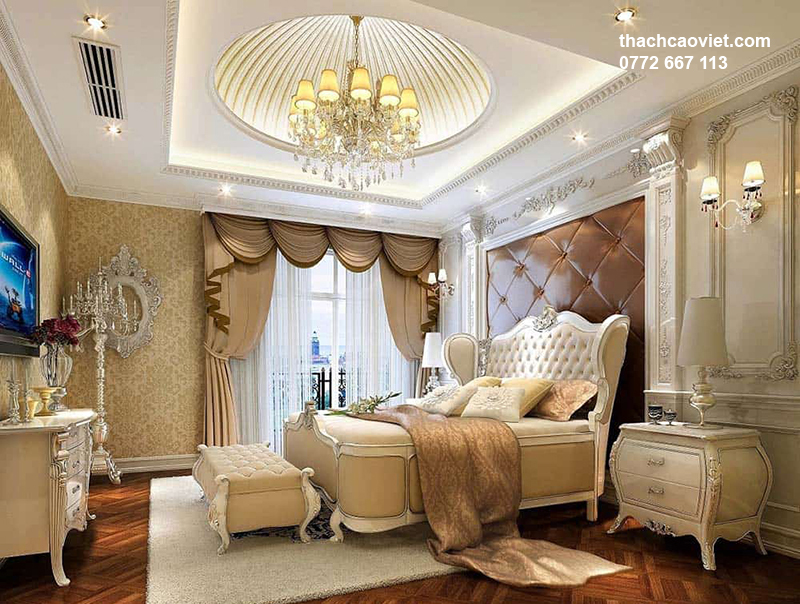 mẫu trần thạch cao phòng ngủ đẹp