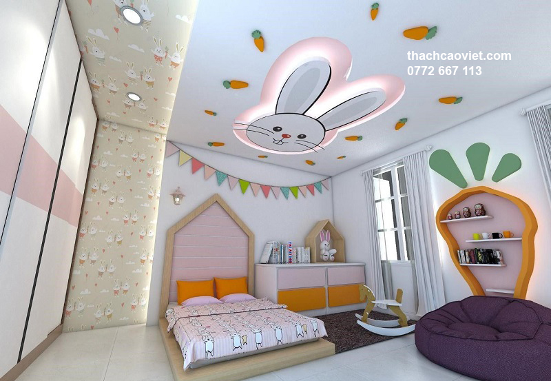 mẫu trần thạch cao phòng ngủ đẹp