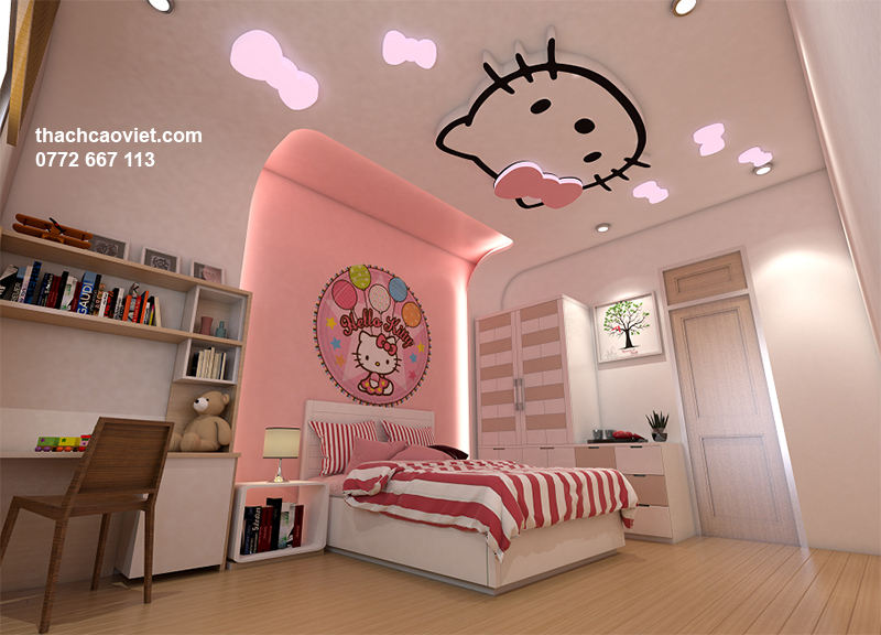 mẫu trần thạch cao phòng ngủ đẹp