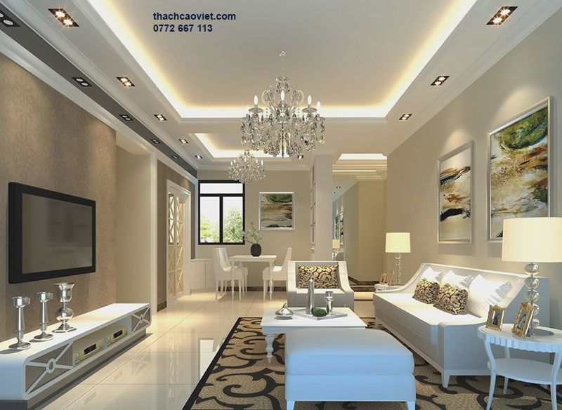 nhận thi công trần thạch cao tại trong cả nước