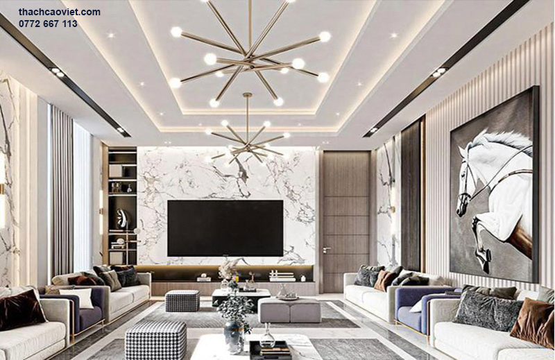 nhận thi công trần thạch cao tại trong cả nước