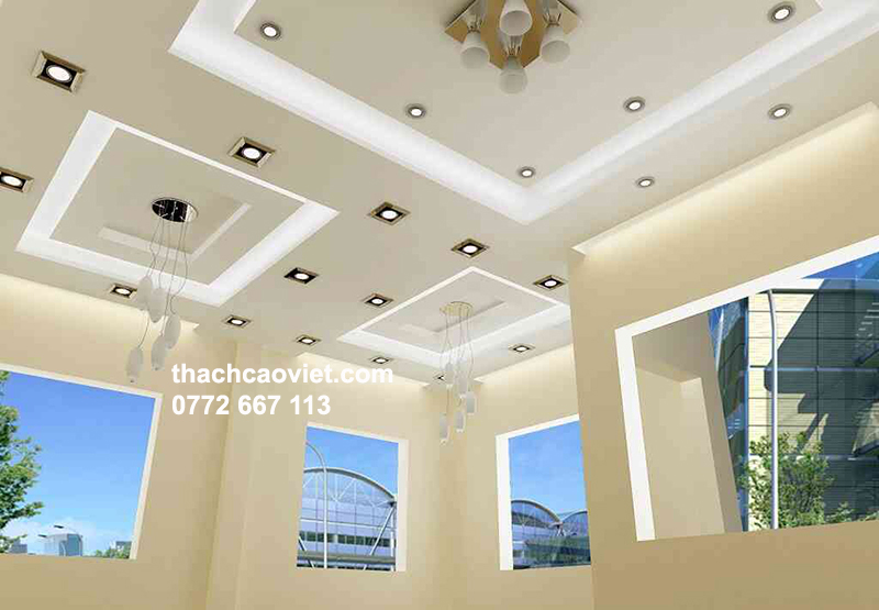 nhận thi c&ocirc;ng trần thạch cao gi&aacute; rẻ