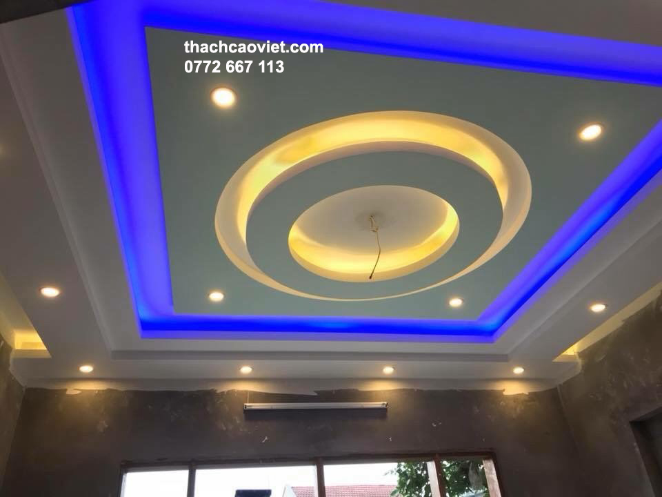 nhận thi c&ocirc;ng trần thạch cao gi&aacute; rẻ