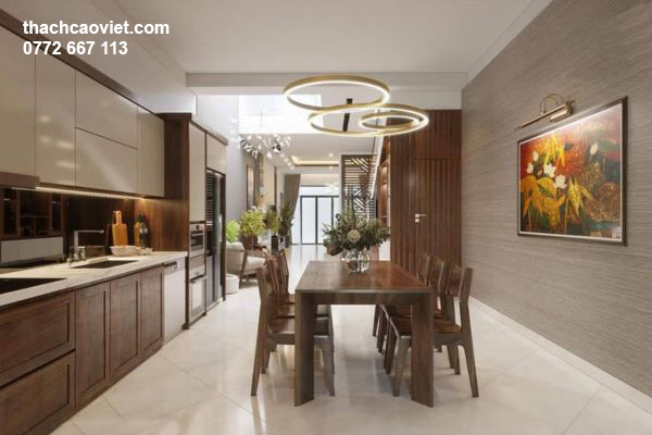 mẫu trần thạch cao phòng bếp đẹp hiện đại nhất