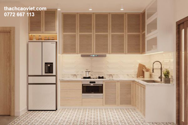 mẫu trần thạch cao phòng bếp đẹp hiện đại nhất