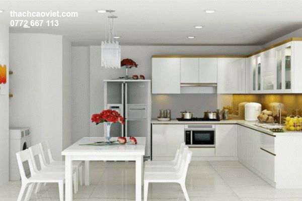 mẫu trần thạch cao phòng bếp đẹp hiện đại nhất