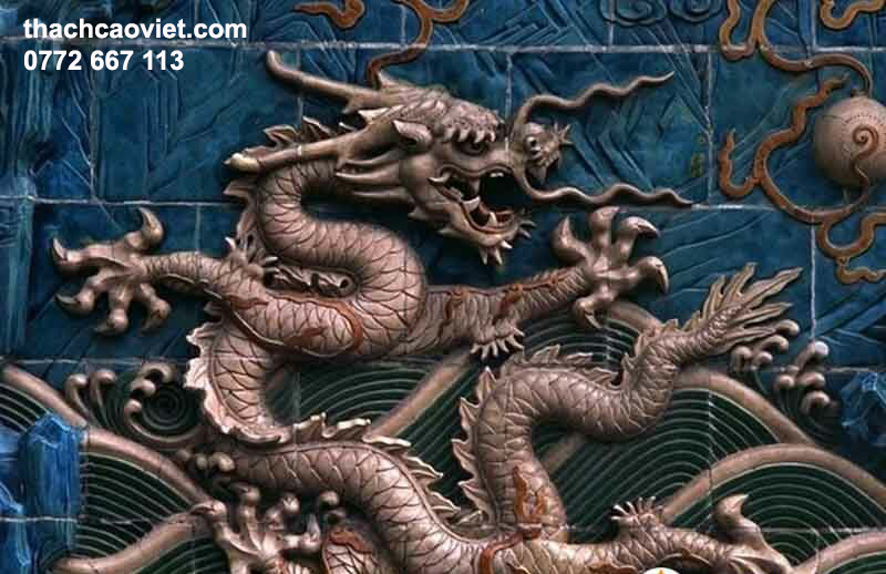 mẫu phù điêu rồng vàng sang trọng đẳng cấp tphcm