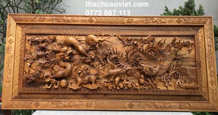 mẫu phù điêu rồng vàng sang trọng đẳng cấp tphcm