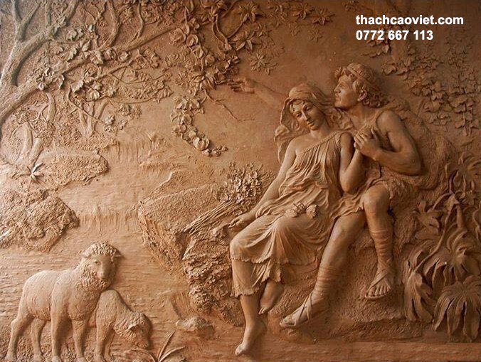 mẫu tranh phù điêu trang trí khách sạn đẹp nhất hiện nay