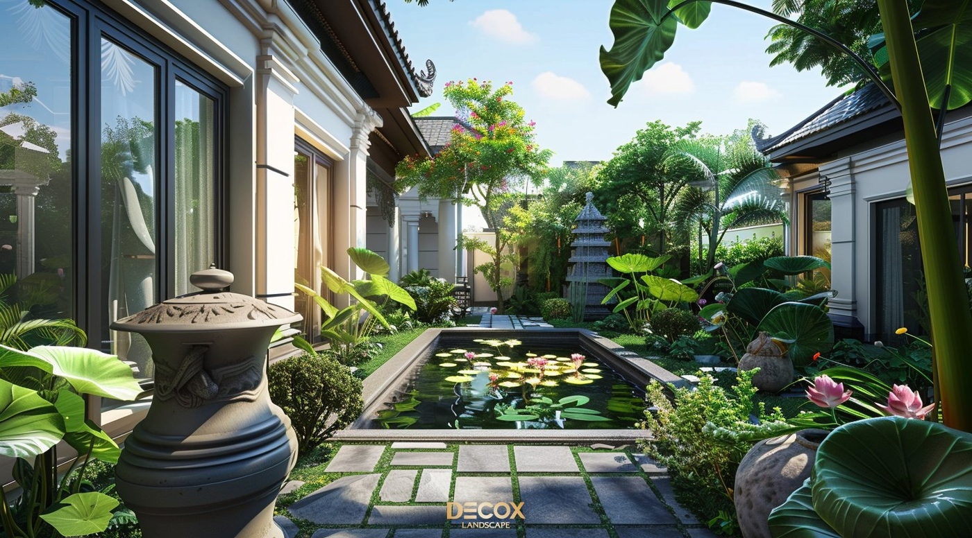 mẫu thiết kế s&acirc;n vườn biệt thự đẹp