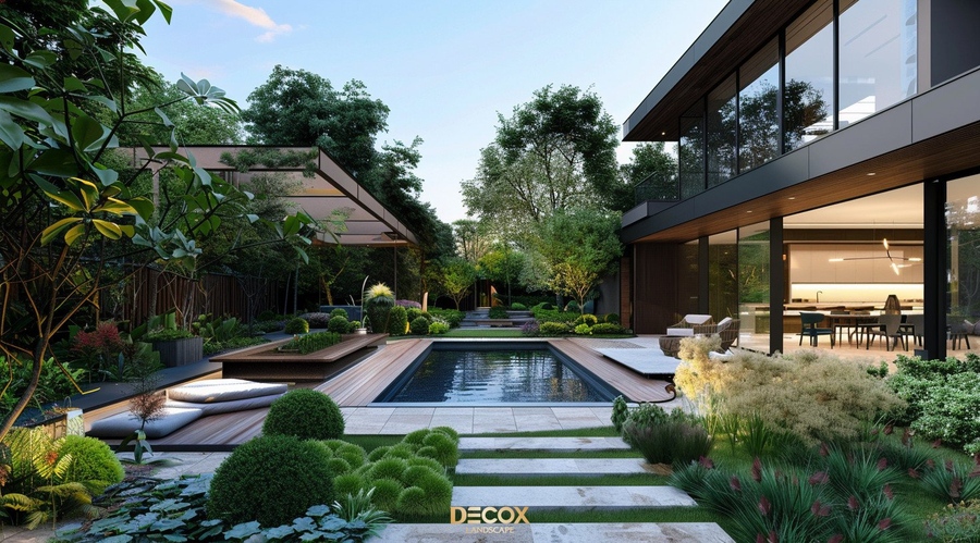 mẫu thiết kế s&acirc;n vườn biệt thự đẹp