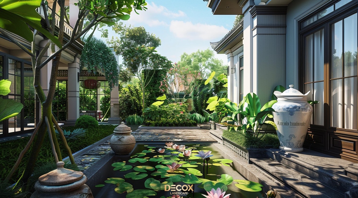 mẫu thiết kế s&acirc;n vườn biệt thự đẹp