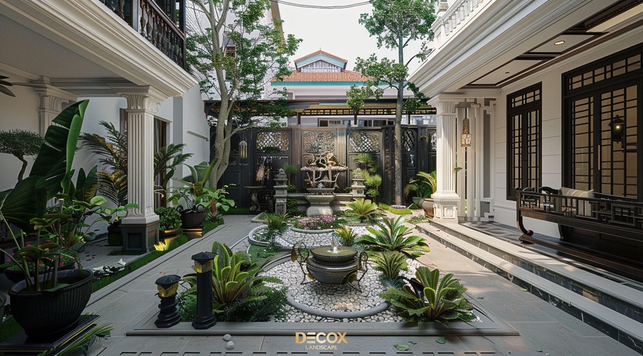 mẫu thiết kế s&acirc;n vườn biệt thự đẹp